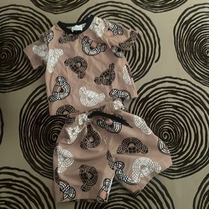 Barberry swim trunks and T-shirt